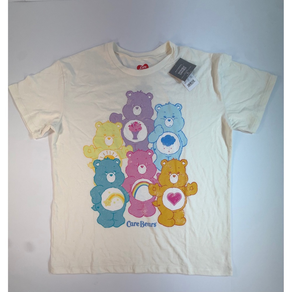 Care Bears Grayson Threads Graphic T-Shirt Cream XL New With Tags 2024 Retro